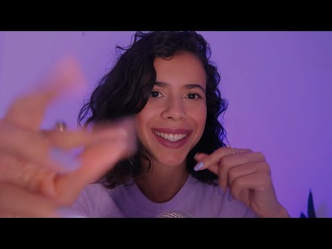 ASMR | VÍDEO PARA QUEM QUER DORMIR RÁPIDO | Mouth sounds, hand movements, hand sounds