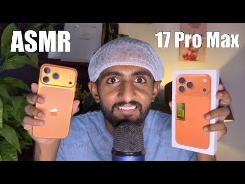 ASMR UNBOXING MY IPHONE 17 PRO MAX 😍