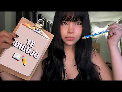 ASMR RP | Haciendo tarea juntos… ¿puedo dibujarte?🌟