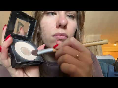 ASMR Doing Your Hair and Makeup No Talking