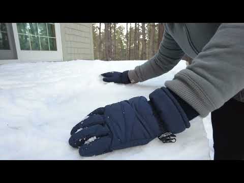 ASMR Playing Snow [ Intense Snow Sounds ] No Talking