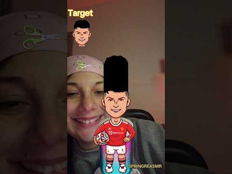ASMR | Corte de cabelo do Cristiano Ronaldo 💇‍♂️