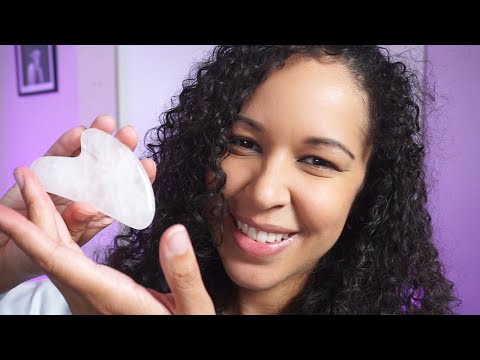 ASMR Facial Massage | Personal Attention | Gua Sha