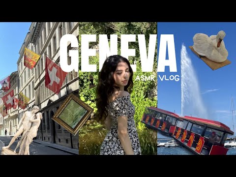 ASMR VLOG 🇨🇭Day trip to Geneva, Switzerland °❀.ೃ࿔*