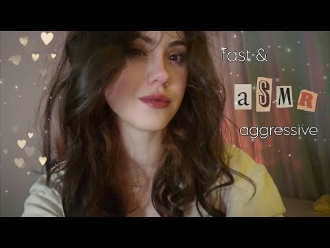 АСМР быстрые и агрессивные триггеры // немного для сдвг  ๋࣭ ⭑ ☾ ˖°