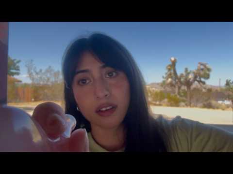 ASMR You came to the desert 🏜️ and I did your makeup (Soft spoken, personal attention)
