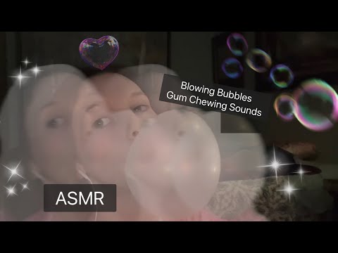 ASMR 🫧🍬 Blowing Big Bubbles Before Bedtime Baby ┊ Gum Chewing Sounds