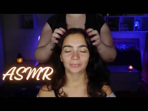 ASMR~First English video for the channel (light touch, massage)