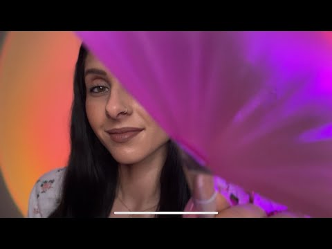 Up Close Springtime Face Brushing & Personal Care | Soft Affirmations & Gentle Touches 🌸