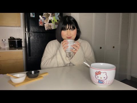 ASMR Invisible Food Mukbang