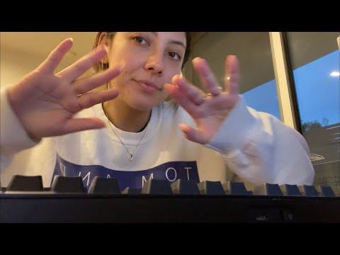 ASMR keyboard typing triggers 💞 | Minimal whispering