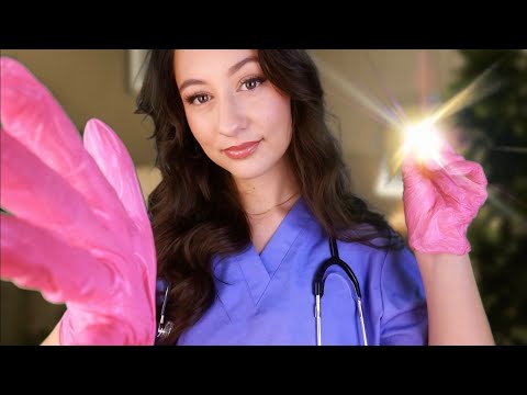 ASMR Up Close Medical Exam Roleplay ~ Soft Spoken Check Up