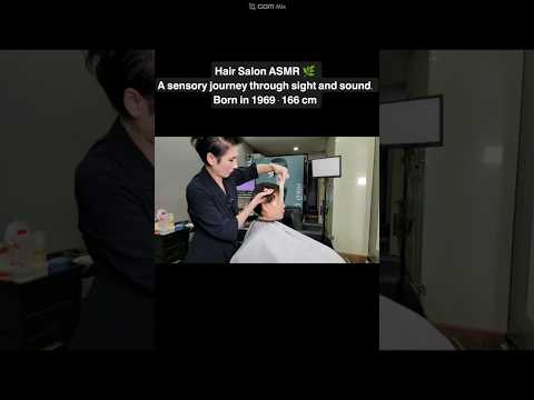 Hair Salon ASMR: Visual and Auditory Activation # Digital Setting Perm for Bouncy and Long-lasting C