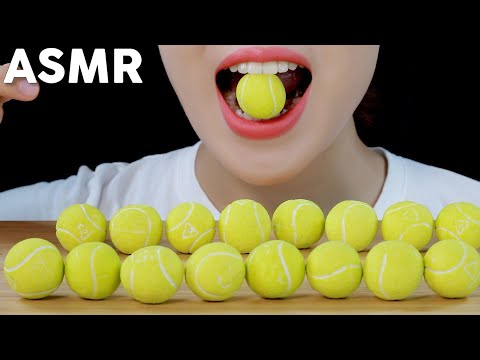 ASMR Edible Tennis Balls Eating Sounds | 먹는 테니스공 먹방 | MINEE EATS