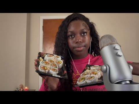 ASMR Sushi Mukbang 🍱 🤤 