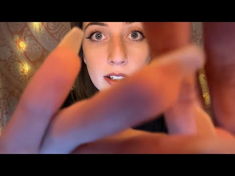 Up Close Visual ASMR • Gentle Hand Movements for Relaxation • Tongue Clicking
