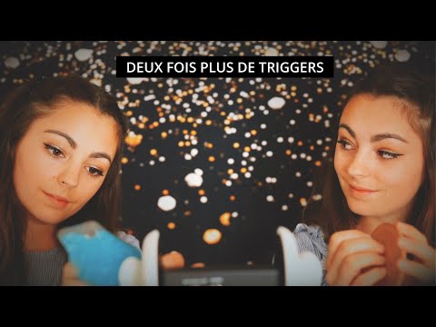 ASMR FRANCAIS ♡ MULTIDÉCLENCHEURS AVEC MA JUMELLE ♡