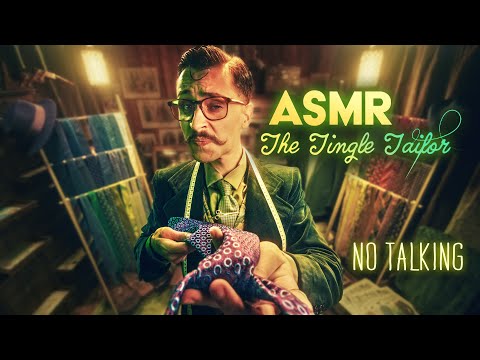 Necktie Fitting by The Tingle Tailor 🧵 ASMR NO TALKING (Cinematic Roleplay)