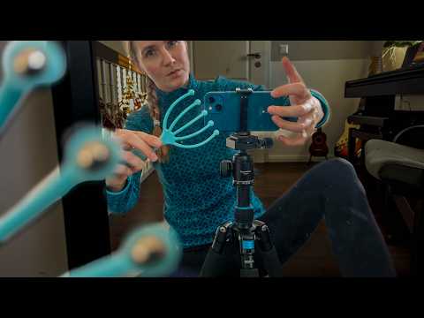 CHAOTIC AGGRESSIVE 💥 asmr in front of a mirror 🪞 **scalp triggers**