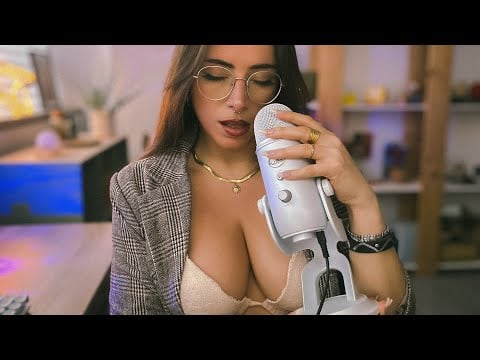 ASMR Inaudible Whispers, Mouth Sounds and Scratching🤍