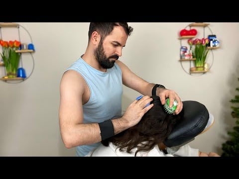 Asmr Massage Head - Hair Massage (Combing Hair)