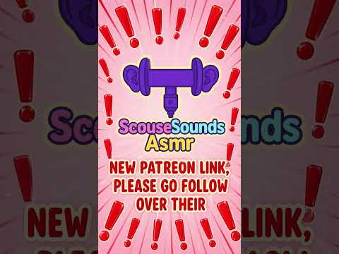 new patreon link!!!! https://www.patreon.com/ScouseSoundsAsmr99?utm_campaign=creatorshare_creator