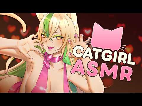 Meowster 🐾Catgirl ASMR ♥ Cozy Nibbles, Purrs & Nyah~
