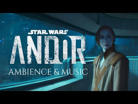 Leaving CORUSCANT Forever | ANDOR ambience & music [ STAR WARS ] Rain Sounds