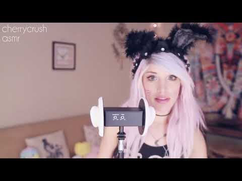 Cherry Crush ASMR Peas & Carrots // Ear to Ear Eating // Mouth Sounds