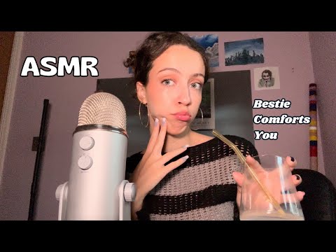 ASMR Sassy Bestie Comforts You After A Breakup (possitive affirmations, advice, lipgloss)