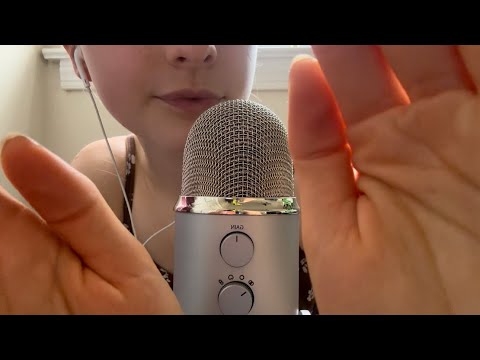 ASMR Slow & Gentle Hand Movements And Whispers 🌛