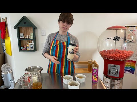 ASMR Boba Shop Roleplay (soft spoken)