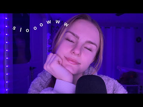 Extra slow + gentle asmr - positive affirmations, low stimulation, follow instructions
