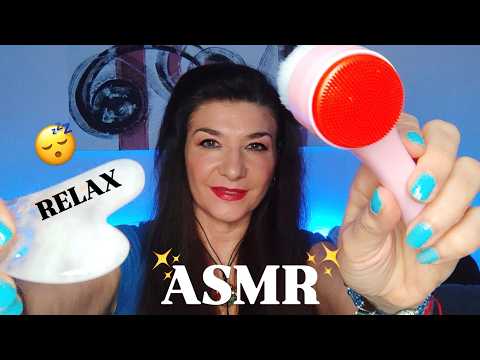 ASMR Spa FACIAL + MASAJE para 😴 dormir 😴 profundo 💤 MUY RELAJANTE 🎧🔊