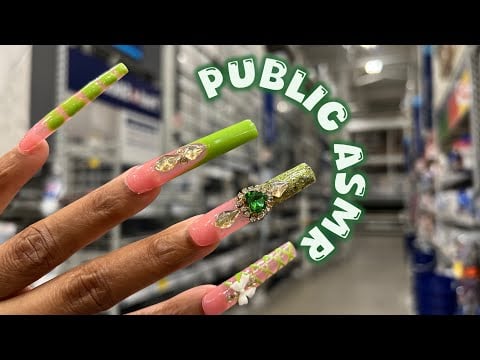 PUBLIC ASMR AT Lowe’s | MouthSounds, Mini Mic, Lofi Camera Tapping, Tile Scratching, and More! 
