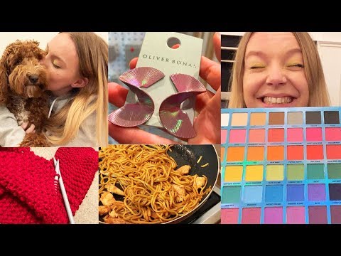 ASMR Whispered Vlog (Haul, Crafts, Cooking)