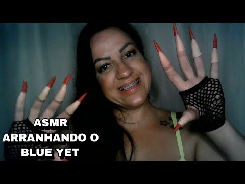 ASMR-ARRANHANDO BLUE YET #asmr #sonsdeboca #rumo3k