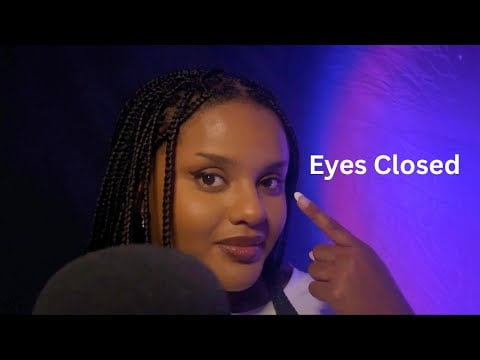 ASMR Close Your Eyes & Follow Instructions 🧠✨ (Games + Fun Questions)| Cozy rainstorm