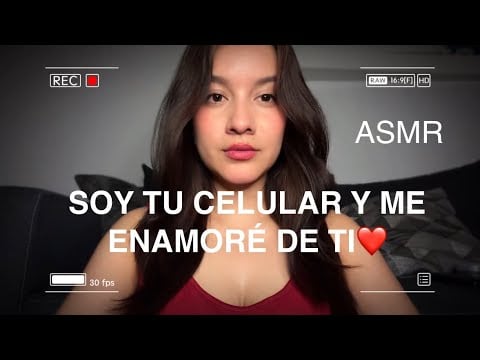 ASMR/ Estoy dentro de tu teléfono y me enamoré de ti ❤️💘