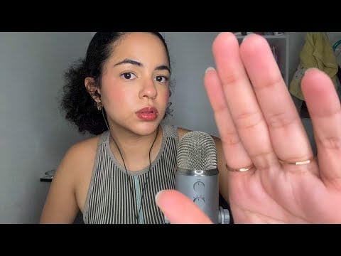 ASMR if you..., you can go to sleep 😴☝🏽(clicky whispers and hand movements)