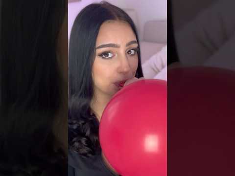 Blowing balloons ✨😜 #asmr #tingles #triggersforsleep #asmrsounds #mouthwhisper #relaxationsounds