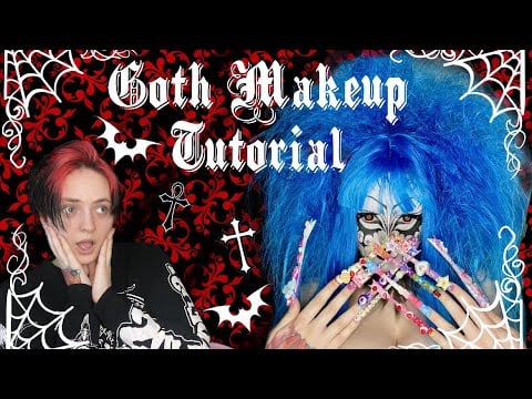 MY FULL GOTH MAKEUP ROUTINE 