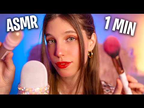 ASMR TE MAQUILLO EN 1 MINUTO PARA QUE TE DUERMAS 💄✨ (ROLEPLAY EN ESPAÑOL)