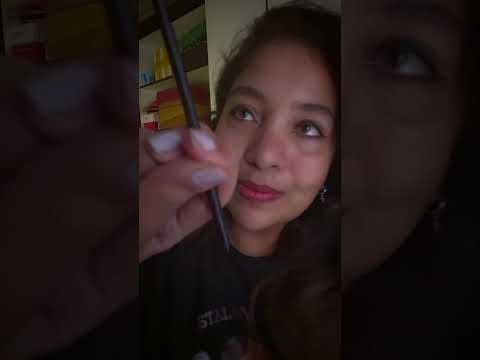 ASMR fazendo tranças e baby hair em você #asmr