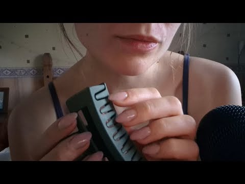 ASMR - Semi Inaudible Whispering - Light Tapping Sounds