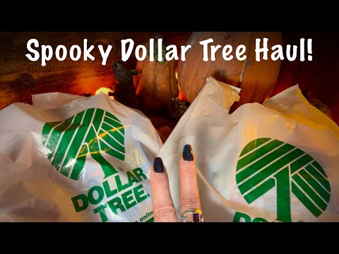 Dollar Tree Haul!🎃Fall & halloween (No talking) Spooky layered sounds~ASMR