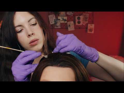 ASMR Satisfying Dandruff Removal, Scalp Scratching & Scalp Check