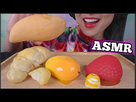 ASMR MOUSSE CAKE vs FRESH FRUITS (EATING SOUNDS) LIGHT WHISPERS | SAS-ASMR