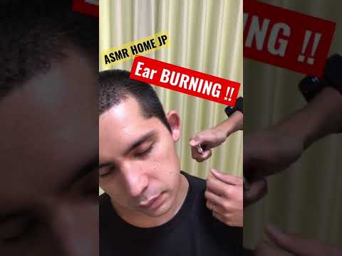 【ASMR】Ear BURNING !!🔥#asmr #earmassage #earburn check out our channel 🤗