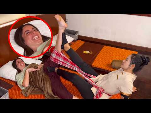 ASMR: INSANE Long Cloth Ancient Thai Stretching Massage!